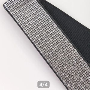Rhinestone elastic corset Belt 27-33 inches